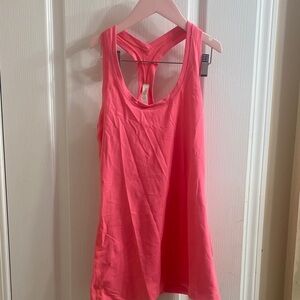 New - Lululemon Coral Racerbank tank size 8
